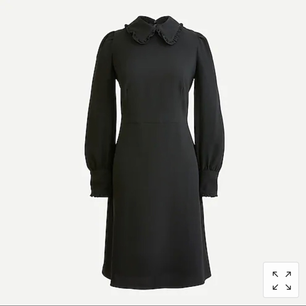 J. Crew Dress with Ruffle Collar